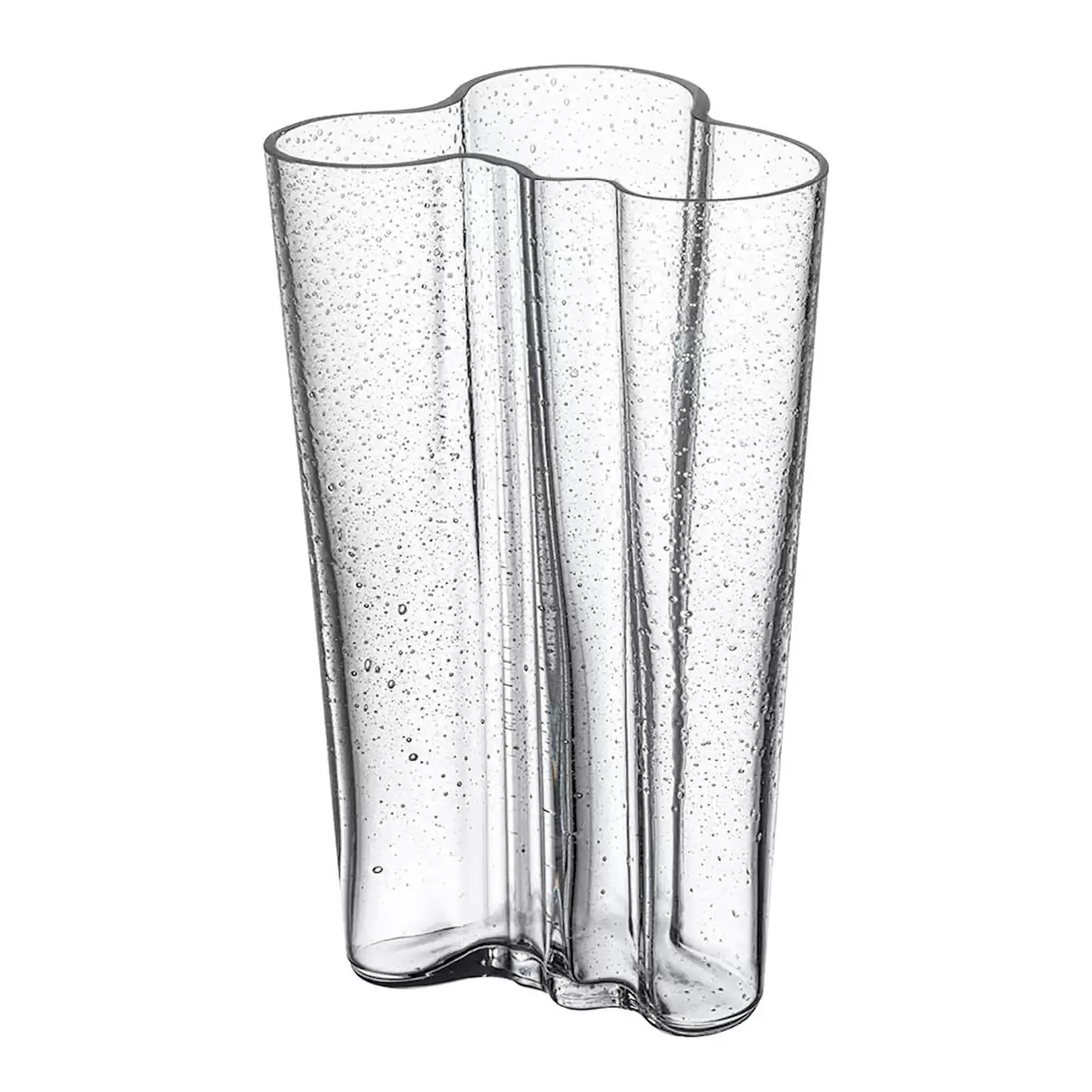 Aalto vas 20,1 cm bubbelglas klar