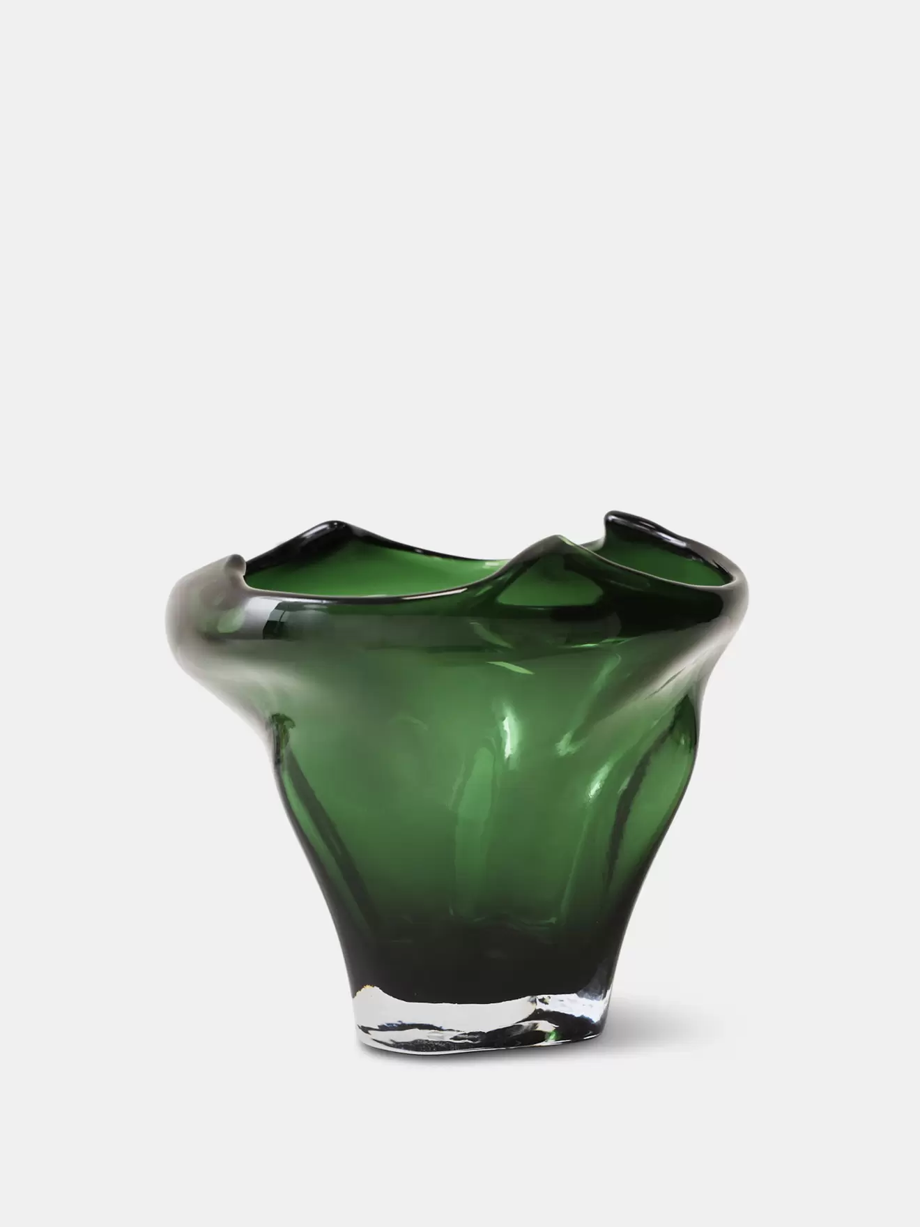 Folded Vase Emerald