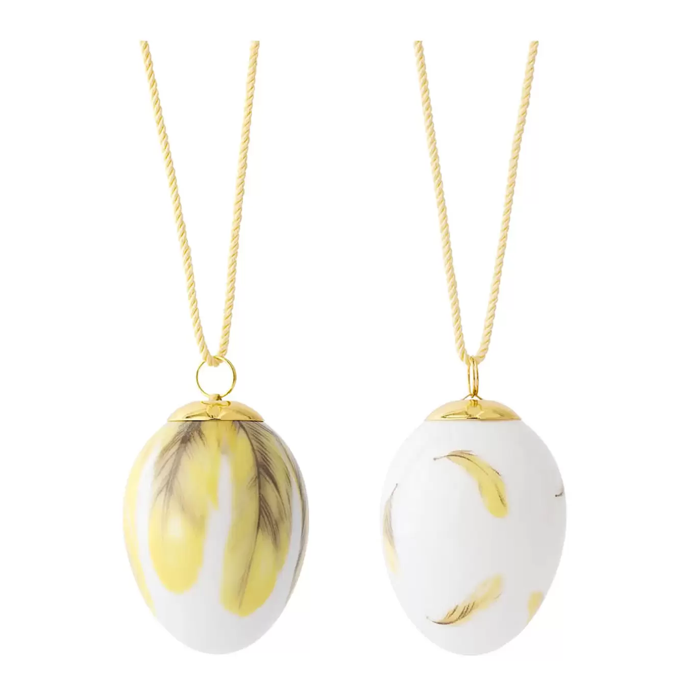 Påskägg 2025 sommargylling fjädrar 2-pack