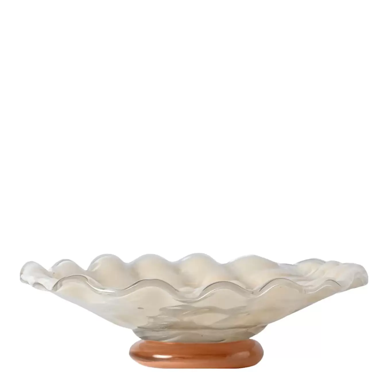 Laranne skål M 20x6 cm offwhite