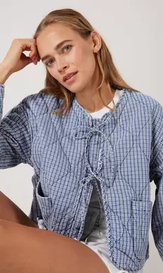 Rue Liner Medium Blå Jacka