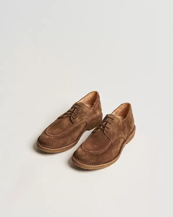 Carlflex Derby Dark Khaki Suede