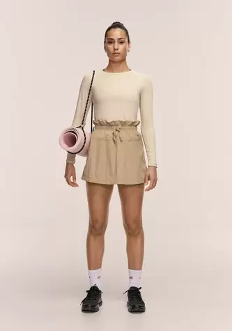 Sling Active Woven Skirt - Dark Sand