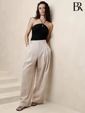 Svart - Banana Republic Keyhole Ärmlös topp