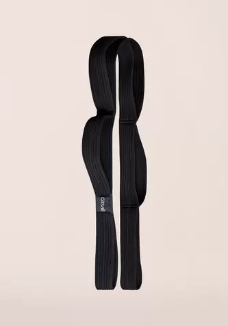Stretchy Yoga Strap - Black