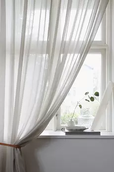 Gardin Lyx Hotellvoile Natur finns i två storl: