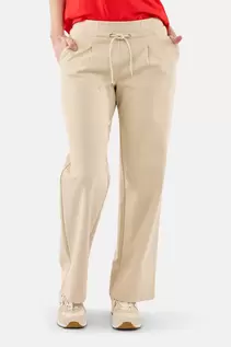 Bukser - Sand - Justerbar Snøre