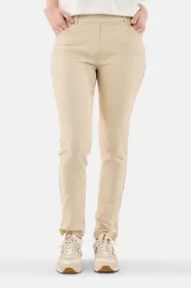7/8 Bukser - Sand - Mønstret
