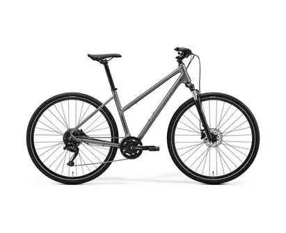 Cityhybrid Merida Crossway L 100 Silk Warm Slate Grey/Black