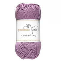 Garn Cotton 8/4 50g lila