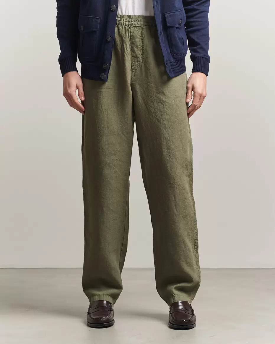 Ventura Linen Pants Military