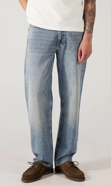 Loose Premium Medium Blå Jeans