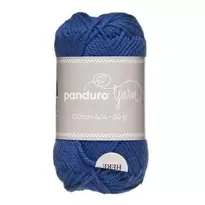 Garn Cotton 4/4 50g blå