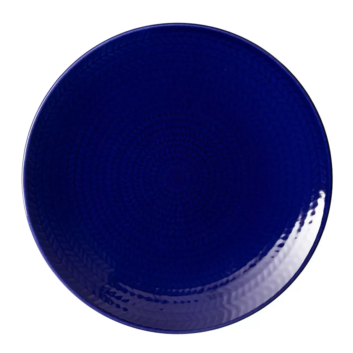 Blå Eld assiett 19 cm blå