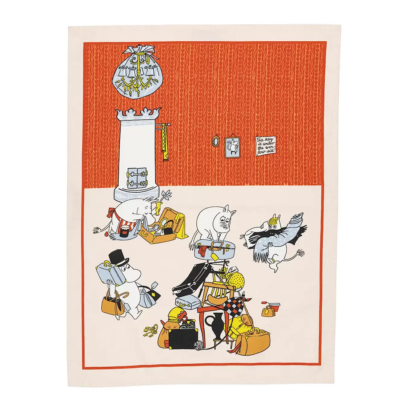 Mumin kökshandduk 50x70 cm Redo för semester