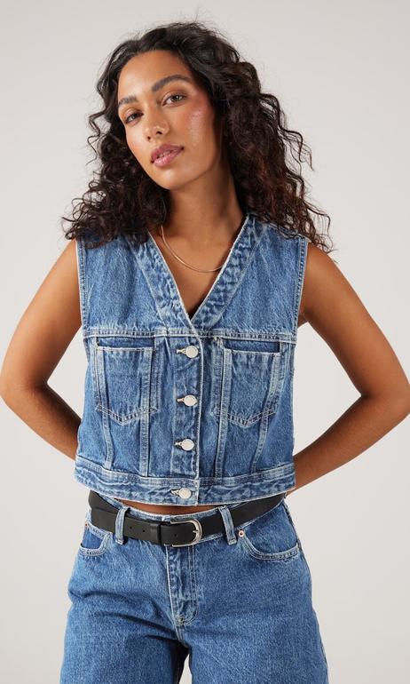 Tina Denim Topp