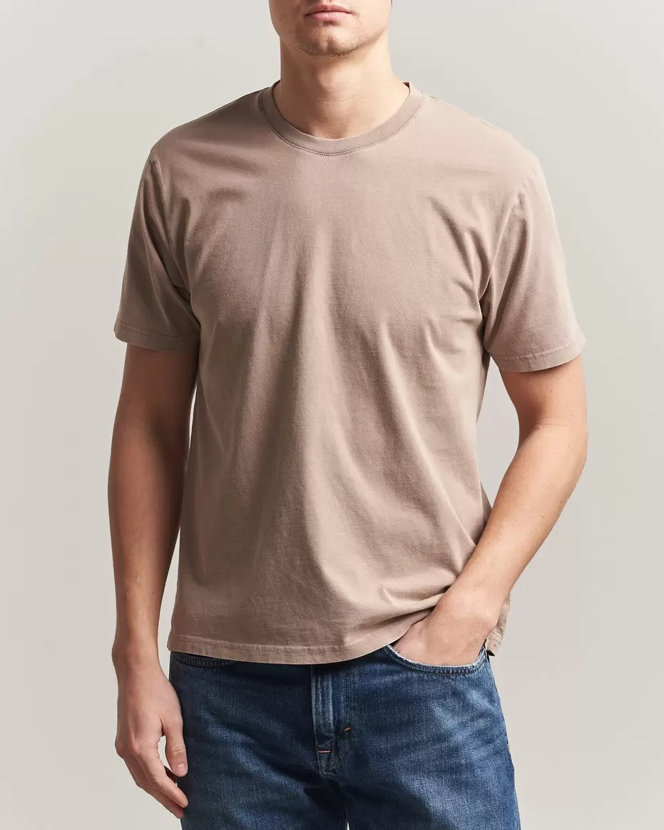 Classic Organic T-Shirt Faded Khaki