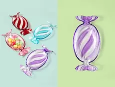 Glasfat Karamell - Litet