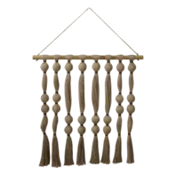 Väggdekoration - Natur/mörkröd - 70 x 70 cm