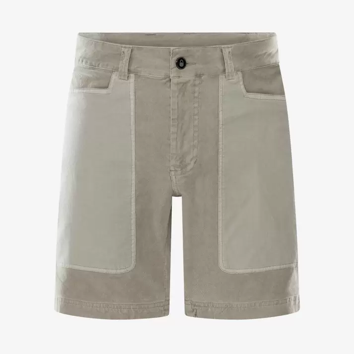 BLOCKED CORDUROY SHORTS