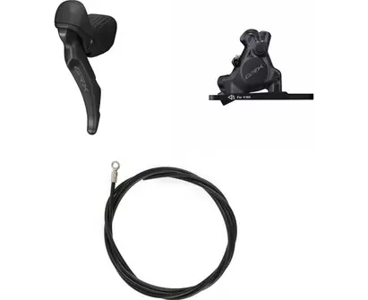 Skivbromsset Shimano GRX Vänster/Fram ST-RX610-L/BR-RX410-F