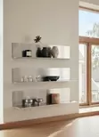 Studio Hylla Rostfritt Stål, 86 cm