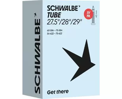 Cykelslang Schwalbe Slang SV19L 54-75x584-622 Presta 40m