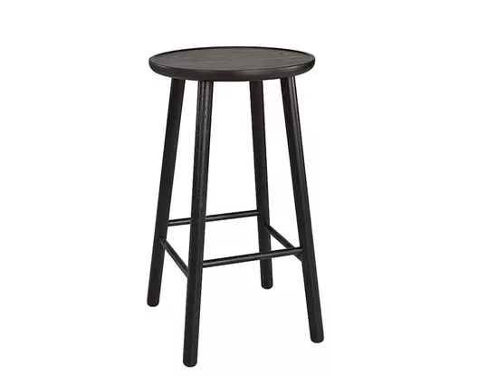 ZigZag Barpall 63 Svartbetsad Ask