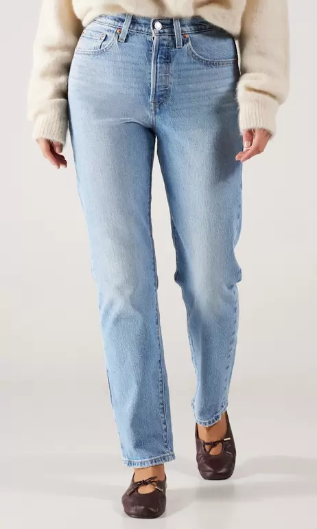 501® Crop Ljusblå Jeans