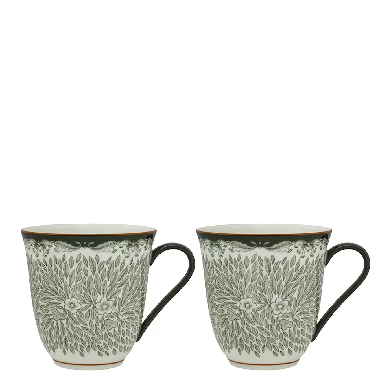 Ostindia Floris Grön mugg 30 cl 2-pack