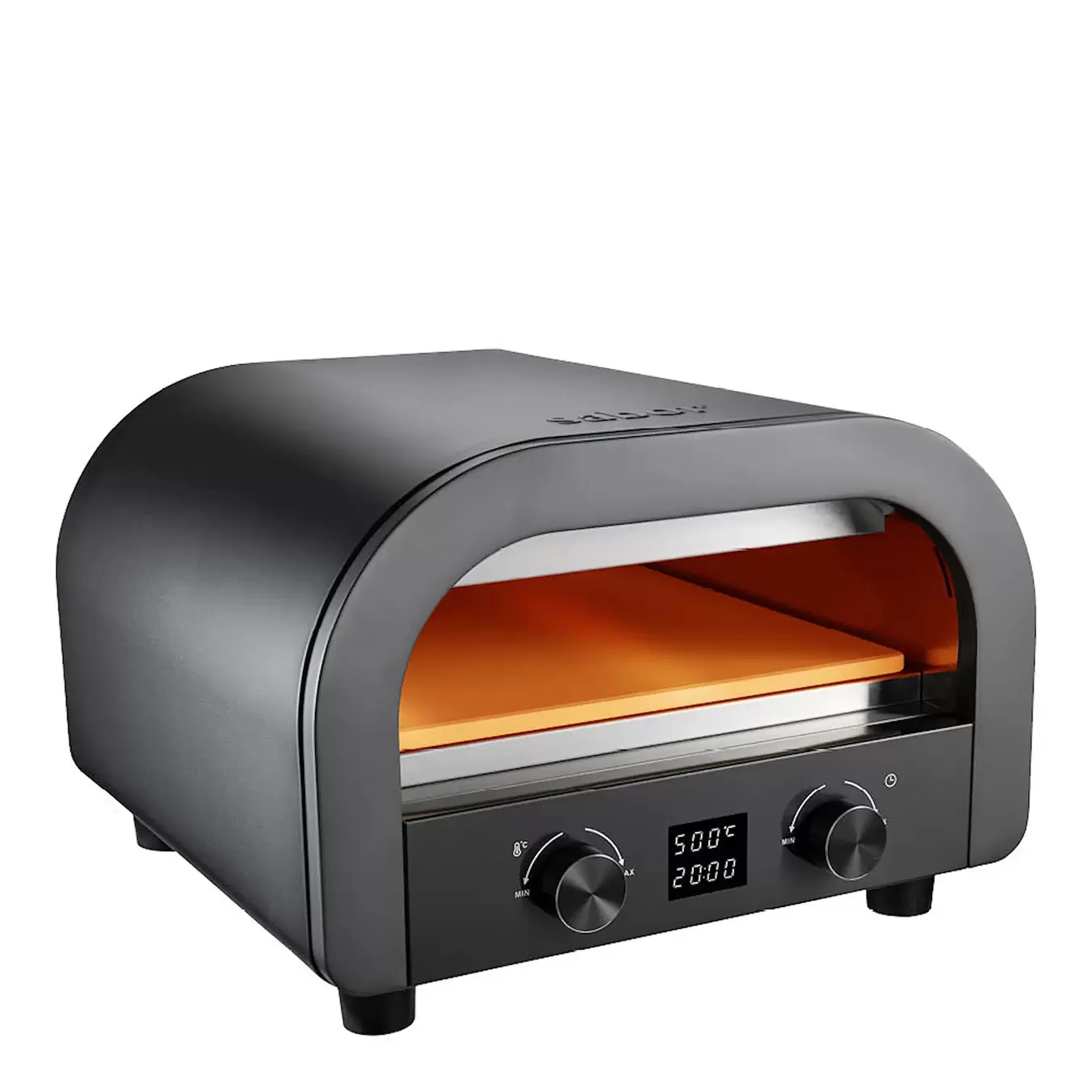 Ultimate elektrisk Pizzaugn Svart