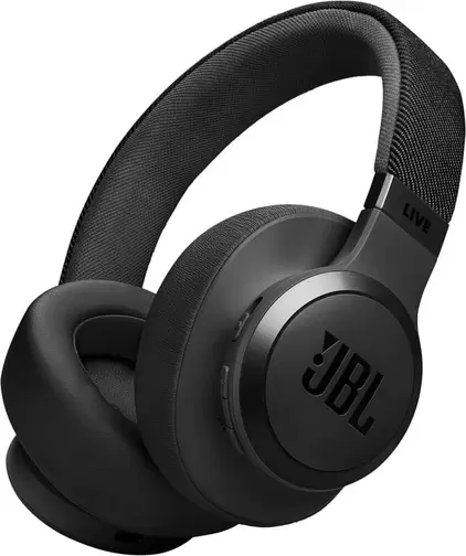 JBL Live 775NC trådlösa around ear-hörlurar (svarta)