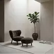 Little Petra VB1 Lounge Chair Set, Sheepskin Espresso / Dark Stained Oak