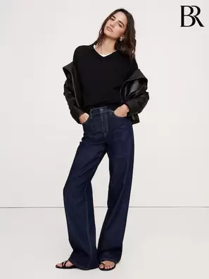 Svart - Banana Republic Jumper med V-ringning