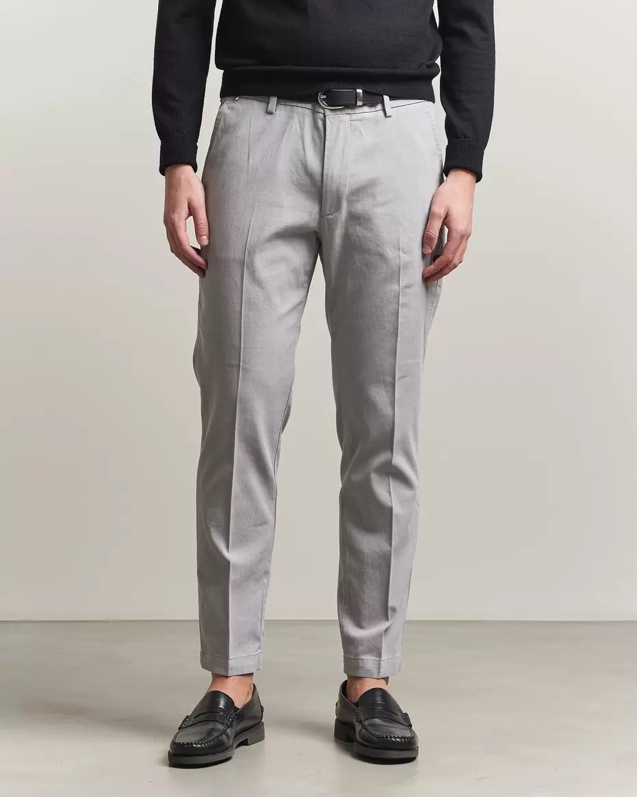 Kaiton Structured Chinos Silver