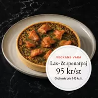 Veckans Vara – Lax- & spenatpaj
