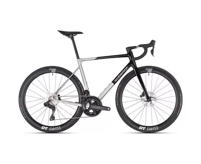 Racercykel allround Superior RR 9.8 Gloss Chrome Silver/Black Metallic