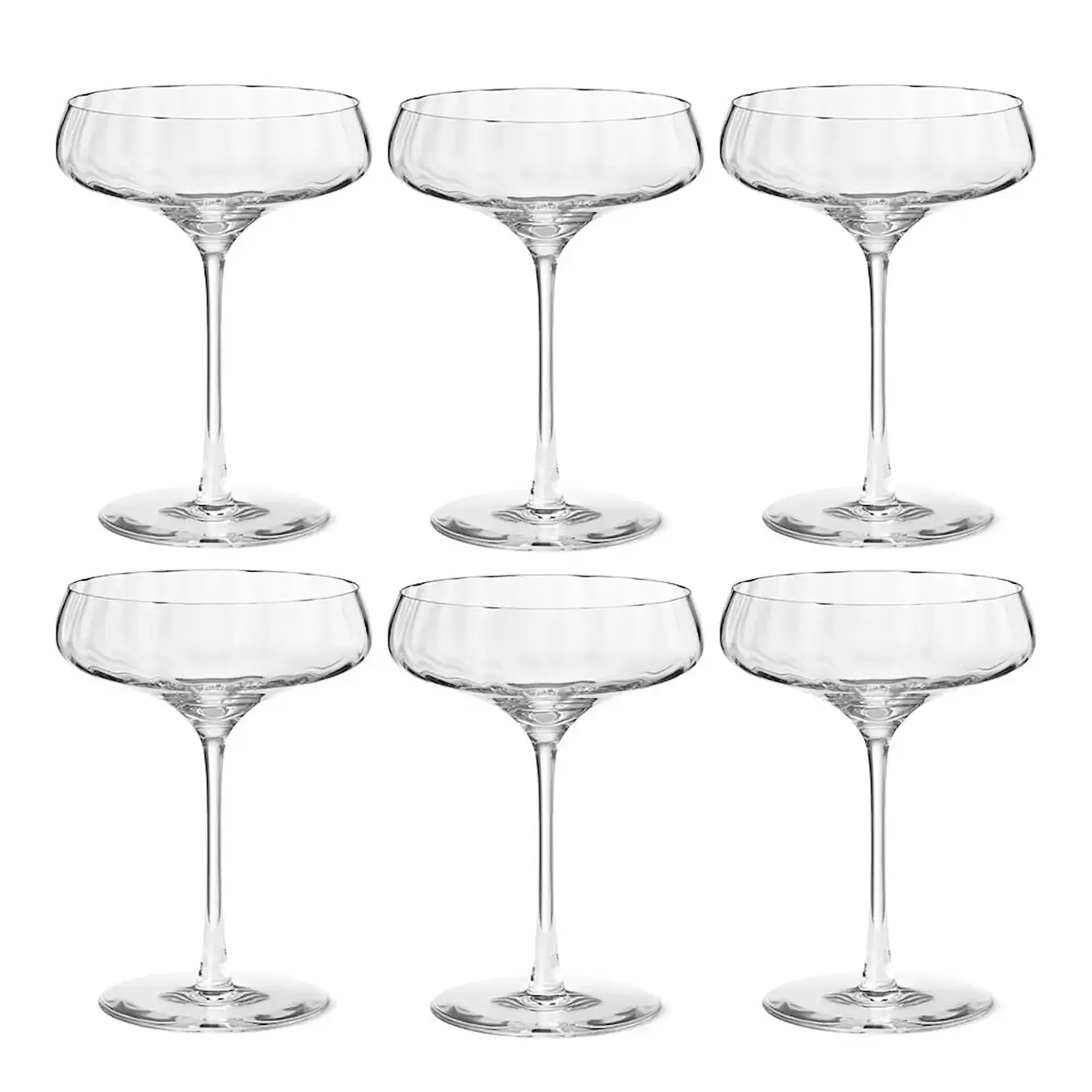 Bernadotte champagnecoupeglas 20 cl 6-pack kristall