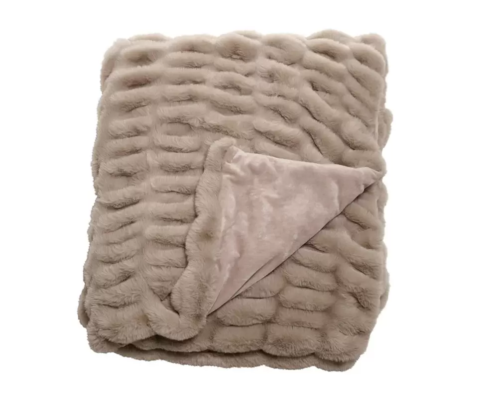 Fluffy pläd | 130x170 | Beige