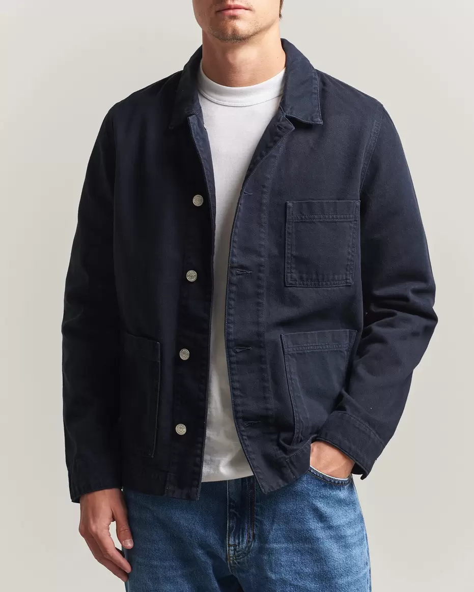 New Worker Overshirt Salute Navy
