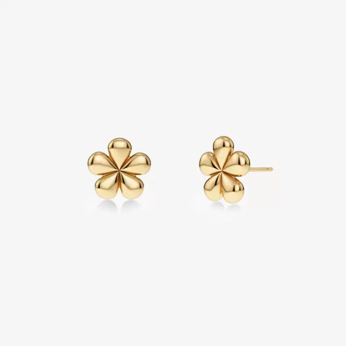 Daisy Studs Gold