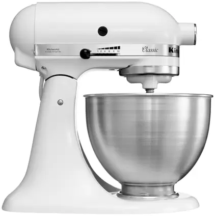 KitchenAid Classic Köksmaskin 5K45SSEWH (vit)