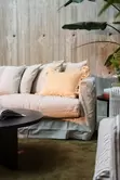 Le Grand Air Love Seat Linne, Ash Stripe