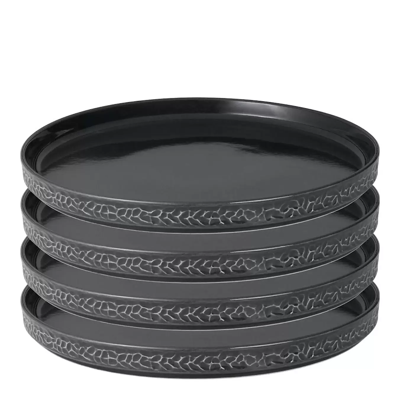 Servisen C tallrik 25 cm 4-pack antracit