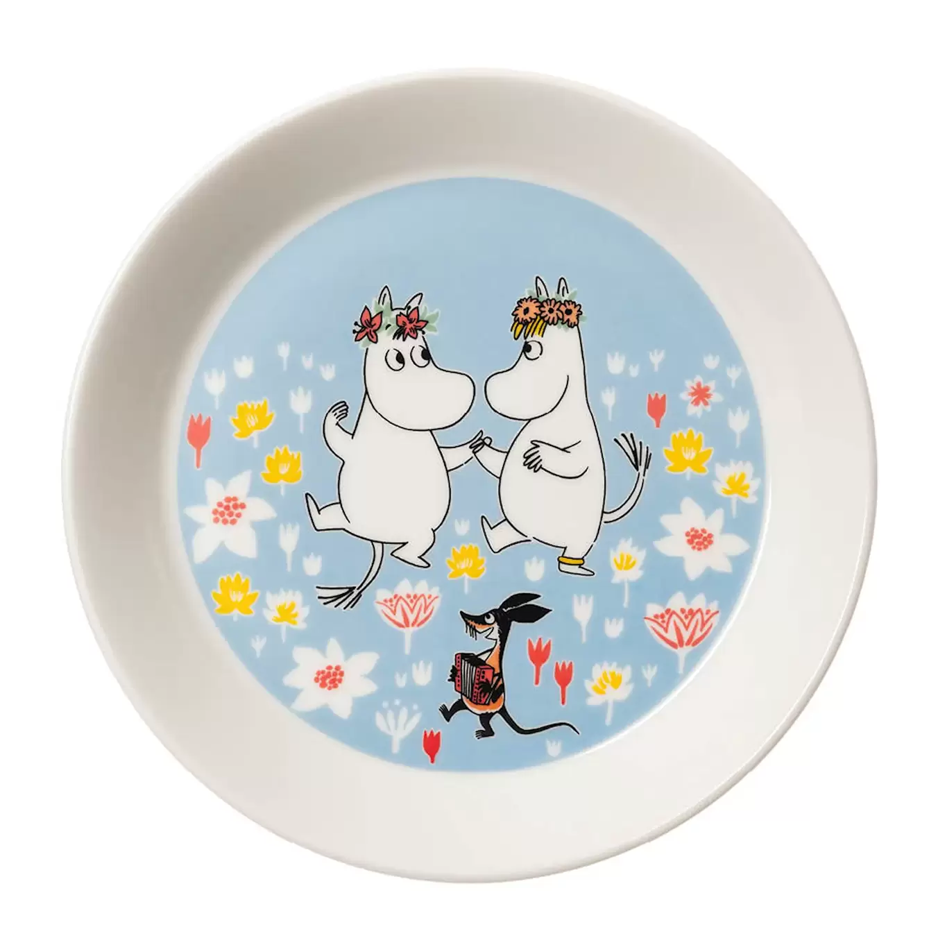 Mumintallrik 19 cm Sommardans