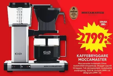 Moccamaster - KAFFEBryggare