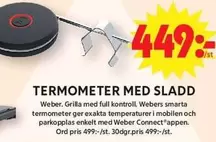Weber - TERMOMETER MED SLADD
