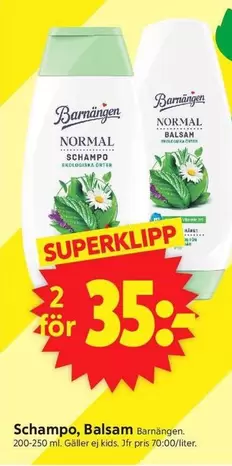 Barnängen - Schampo, Balsam