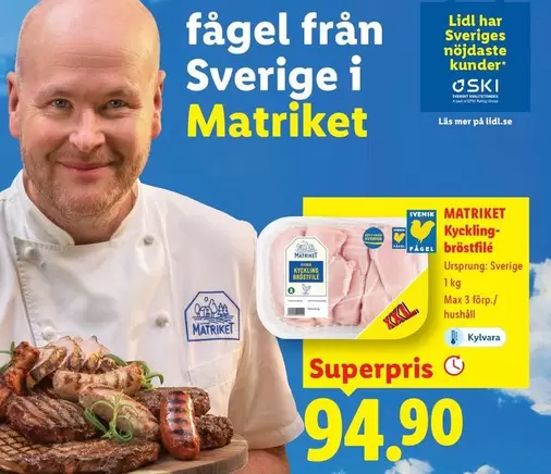 Mer - Kycklingbröstfilé