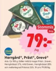 Arla - Herrgård, Präst, Grevé